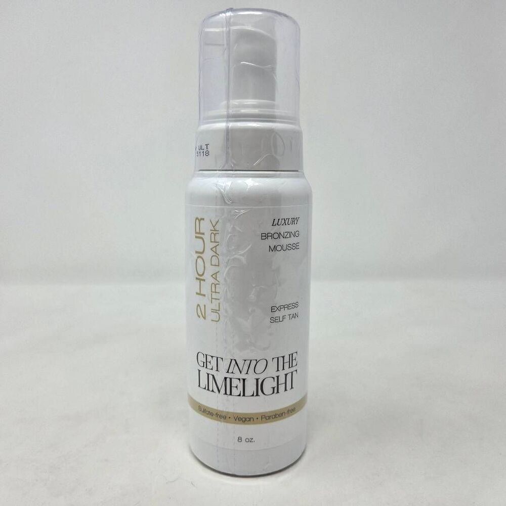 GET INTO THE LIMELIGHT EXPRESS SELF TAN 2 HOUR ULTRA DARK LUXURY 8 OZ. NEW